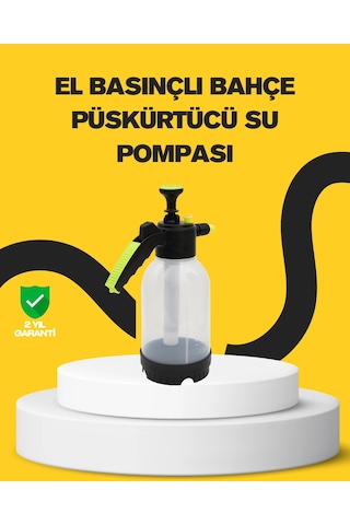Köpük Püskürtücü 2 Litre Dayanıklı Manuel Basınçlı Yıkama Şişesi