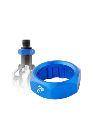 Homyl Bisiklet Pedalı Sökme Kilidi Pedal Mili Takma Temizleme Mavi