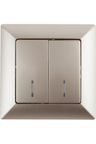 Intro Işıklı Çift Anahtar Selfe 10a-250v 124114896