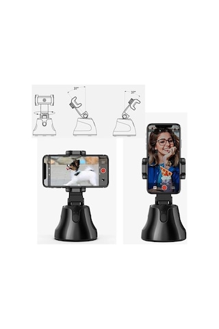 Newface Apai Genie 360 Derece Takip Etme Özellikli Selfie Gimbal - Siyah Belirtilmemiş 43142570