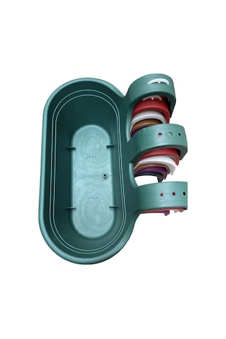 Serinova Tombik Askılı Balkon Saksısı 6.5 L 3'lü