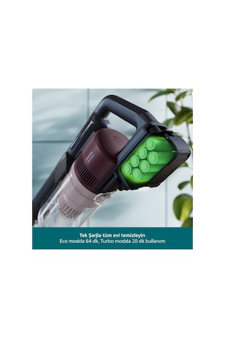 Philips XC6453/10 6000 Serisi Kablosuz Dikey Süpürge, Powercyclone 11 (Outlet)