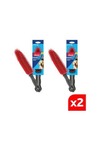 Vld0000000470 Vileda 2 Paket Pet Pro Elektrostatik Tüy Toplayıcı Fırça, Dar Alanlar İçin İdeal, Yıkanabilir, Uzun Ömürlü Vileda
