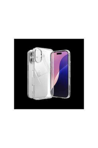 Apple İphone 17 Lüx Şeffaf Silikon