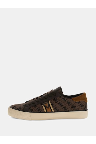 Guess Davor Logo Erkek Sneaker Ayakkabı Fmpdavfal12 Kahverengi