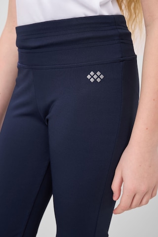 Tommylife İndigo Esnek Standart Fit Basic Performans İspanyol Paça Kız Çocuk Tayt - 75193 Indigo