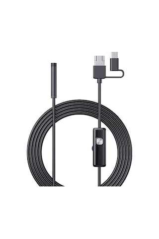 20 Metre Yumuşak Kablo Android Uyumlu 3in1 Endeskop Yılan Kamera 8mm Ledli
