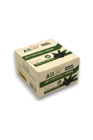 All Life Zeytinyağlı Cilt Bakım Kremi 100 ML