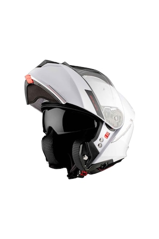 Mt Genesis Sv Solid A0 Çene Açılır Kask Beyaz