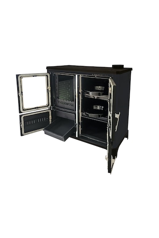 Thermall T-25 Petra Yatay Şömine Fırınlı İç Mekan Sobası