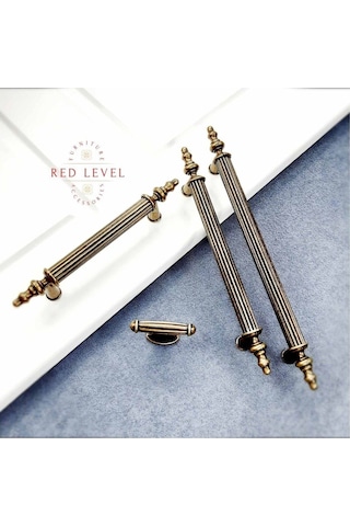 Antik Sarı Eskitme 320 Mm Rustik Metal Kulp Modelleri Mutfak Dolap Çekmece Mobilya Kulbu Antik Sarı