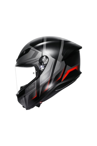 Agv K6 S Karve Matt - Black / Grey / Red Diğer