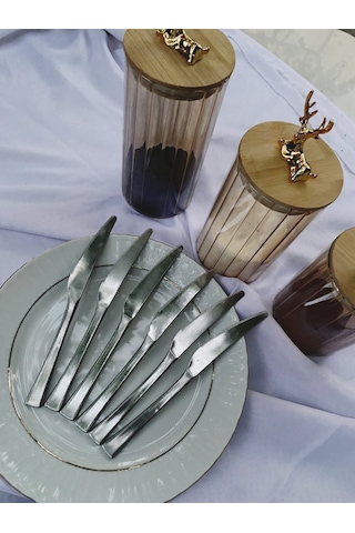 Yemek Bıçağı 3 Mm 12 Parça 12 Kişilik 18/0 Kalite