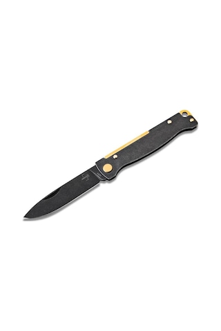 Böker Plus Atlas Black Stonewash Copper Kamp Çakı Çok Renkli