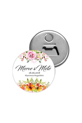 Metal Magnet Açacak 24 Adet Lila