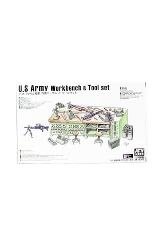 Afv Club Af35302 1/35 Ölçek, Us Army Workbench & Tool Set, Plastik Model Kiti-52338