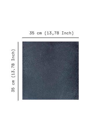 Seplyhome Doğal Bazalt Mangal Ve Barbekü Taşı, Pizza,fırın Taşı, Ekmek, 35 35 Cm Doğal Bazalt Pişirme Taşı