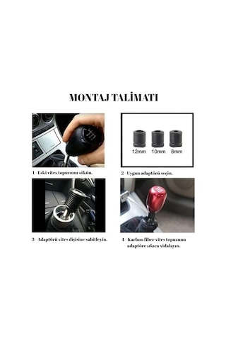 Metal Vites Topuzu Aparatlı Üniversal Alüminyum Kırmızı GLZ03702416