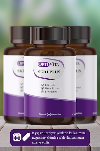 Optivita Skin Plus 30 Tablet Cilt Tırnak Saç Sağlığı Multivitamin