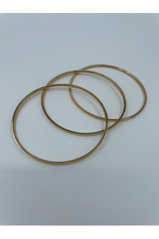 Xbaby Gold Yassı Ajda Bileklik