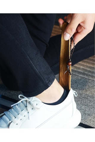 Nyn Ahşap Çekecek 23 Cm Uzunluğunda Ayakkabı Çekeceği Ceviz Renk