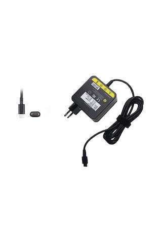 Dell Uyumlu Type-C 20V 3.25A/15V 3A/12V9V 3A/5V 3A 65W Adaptör (Usb-C)