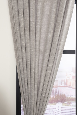 New Linen Fon Perde Çok Renkli