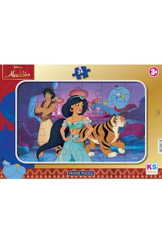 Disney Aladdin Lisanslı Frame Puzzle Yapboz 24 Parça 26398192