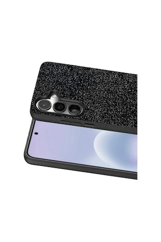 Onegif Samsung Galaxy Uyumlu A57 5g Bright Simli Kapak - Siyah Çok Renkli