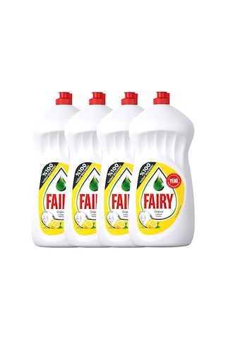 Fairy Limon Kokulu Sıvı Bulaşık Deterjanı 4 x 1350 ML