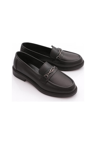 Dgn 258 Kadin Loafer Ayakkabi Siyah Napa