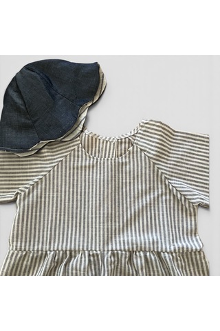 Bebe Çocuk Tulumu Oversize Açık Gri