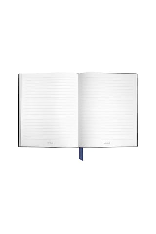 Montblanc Grain Deri Çizgili Büyük Boy Not Defteri 222640 Siyah