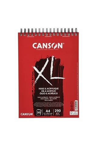 Xl Huile & Acrylique, Yağlı Ve Akrilik Boya Bloğu, Dın A4, 30 Yaprak, 290 G/m² Genel