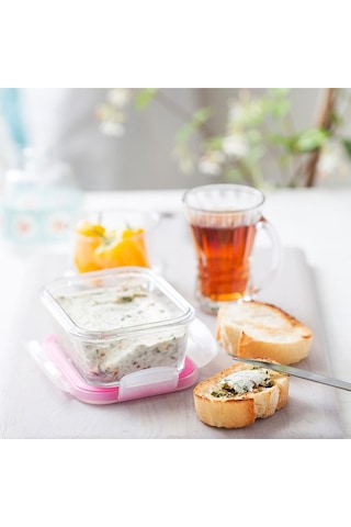 Fresco Kare Saklama Kabı - 400 Ml Karışık