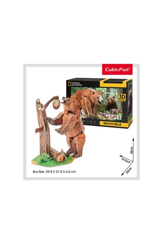 National Geographic - Boz Ayı 3d Puzzle Ds1096h
