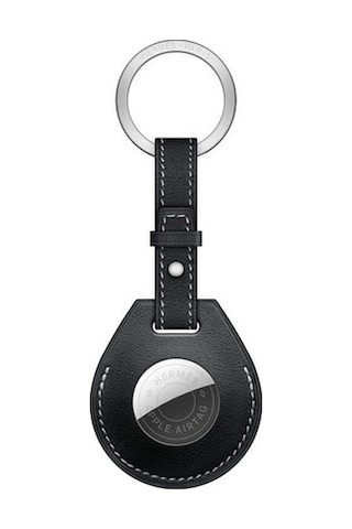 Apple Uyumlu AirTag Deri Anahtarlık Kılıfı Wiwu Key Ring