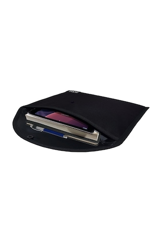 Jacbag Siyah A4 Çıtçıtlı Dosya Defter Tablet Ve Evrak Çantası