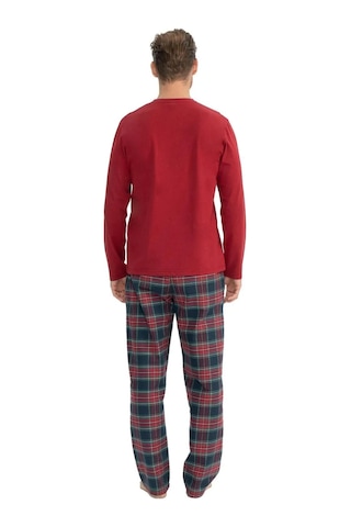 U.S. Polo Assn. U.s Polo Assn. 18851 Erkek Uzun Kollu Yuvarlak Yaka Pijama Takımı-bordo Bordo