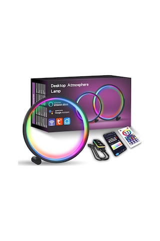 Cbtx Lıxıncorda Sal052 Rgbıc Akıllı Led Işık Masaüstü Ortam Halka Işığı Desteği Tuya Wifi