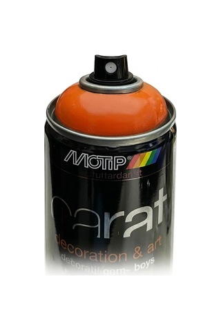 Motip Carat Ral 2004 Sprey Boya 400ml - Parlak Turuncu Çok Renkli