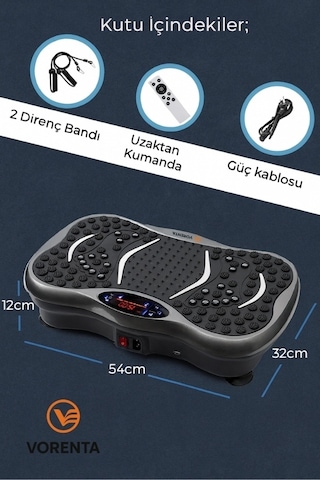 Fit Plus Yüksek Titreşimli 5 Programlı Spor Kondisyon Aleti Ve Egzersiz Aleti
