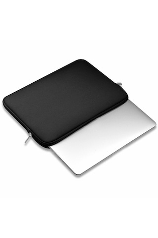 Apple MacBook Uyumlu Air 13.6 Inç 2023 A2681 M2 Işlemcili Koruma Koruma Çantası Kese Kılıf Su Geçirmez Ölç:22-31 Siyah
