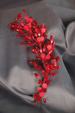 FdayAksesuar Gelinlere Özel Lega Inci Boncuklu Yan Saç Tokası Gelin Aksesuarı FRDY31691