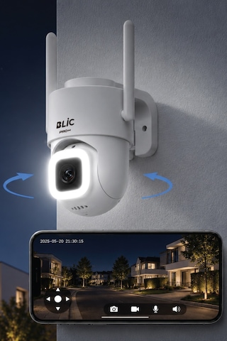 Blic Pro++ Blm-111 3 Mp Wi-fi Ptz Dış Mekan Ip Güvenlik Kamerası, Ip66, Gece Görüşü Ve Çift Yönlü Se