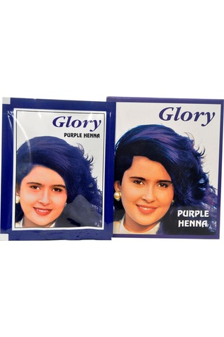 Glory Mor Hint Kınası (Purple Henna) 10 Gr Paket