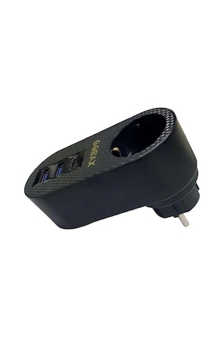 Gobax Mg-102 2xusb 1xtype-c Tekli Akım Korumalı Priz 10a 2500w