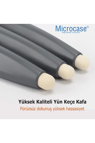 Microcase Taşınabilir Hassas Ekran Dokunmatik Keçe Uçlu Akıllı Tahta Kalemi -al4822 4 Adet Gri
