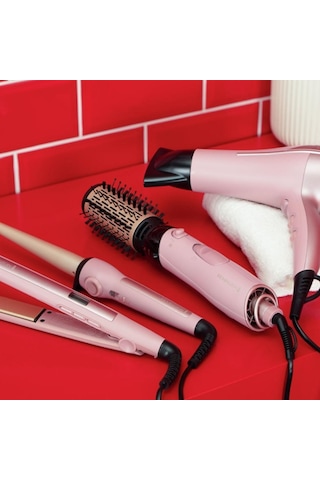 Remington As5901 E51 Coconut Smooth Airstyler Profesyonel Kullanım İçin Yüksek Isı Parametreleri Pembe - Siyah