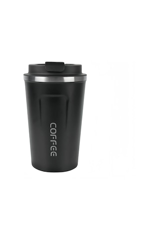 380/510 Ml Kahve Kupa Araba Termos Kupa Leak Proof Seyahat Diğer Siyah